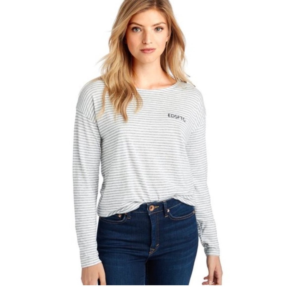 NWT Vineyard‎ Vines ESDFTG Striped Long Sleeve Tee Sz XXS